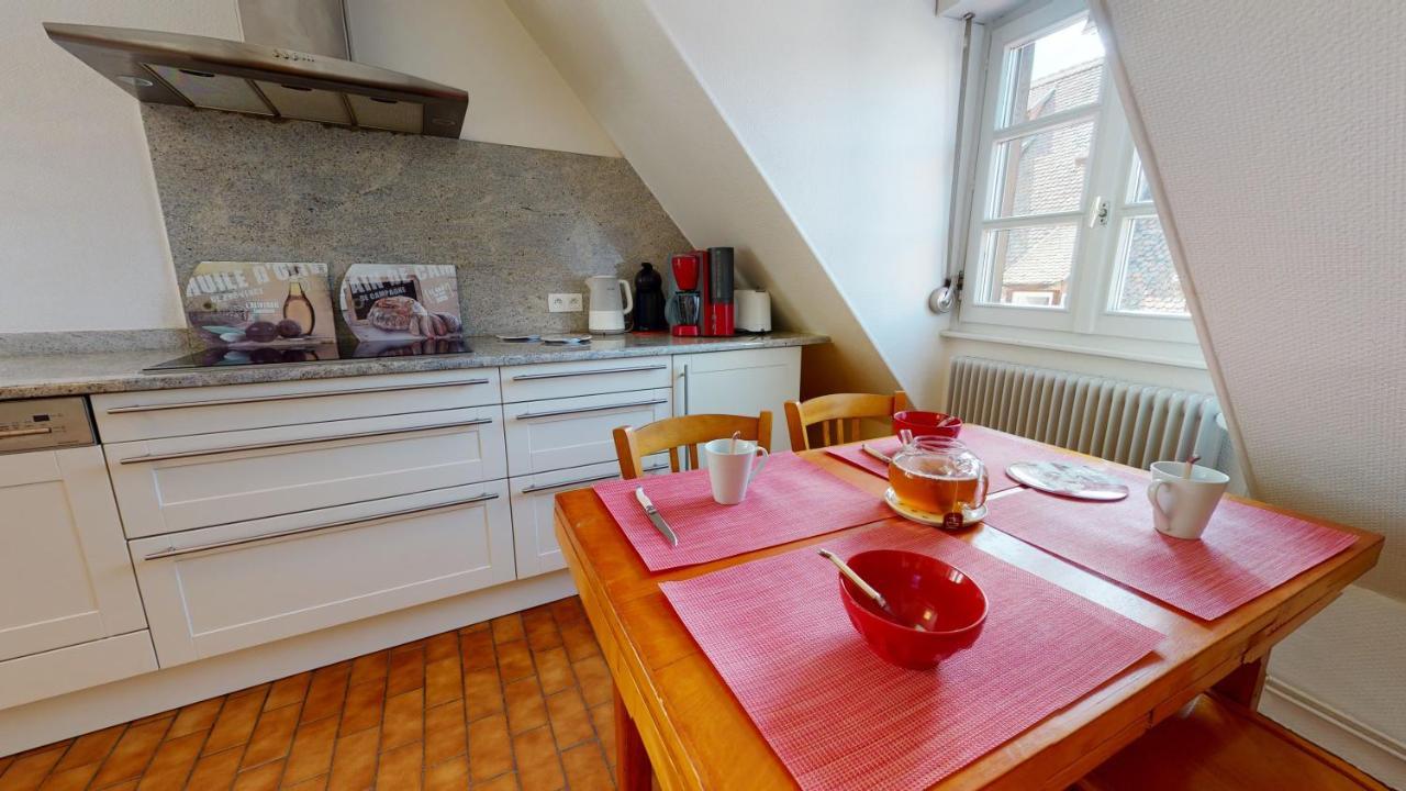 Ferienwohnung Aux Bijoux De Colmar - Le Saphir - 1 Parking Gratuit Exterior foto